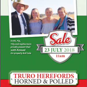 2018 Truro Bull Sale